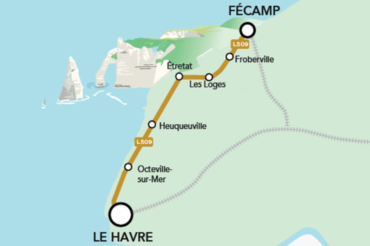 Ligne 509 Le Havre Fécamp 2024 : infos pratiques et horaires
