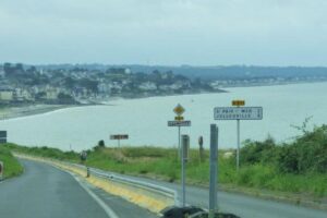 La route de la baie, porte d’accès au Mont Saint-Michel
